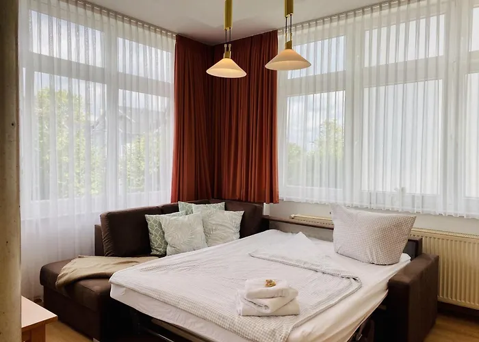 Апартаменты Binzer Meerlust Im Haus Jahreszeiten Остзебад Бинц