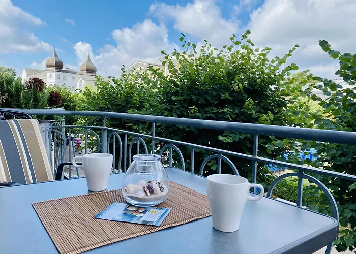 Апартаменты Binzer Meerlust Im Haus Jahreszeiten Остзебад Бинц