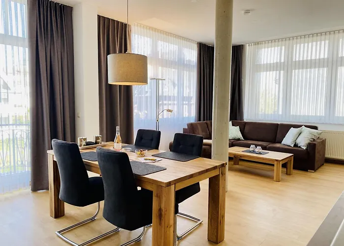 Апартаменты Binzer Meerlust Im Haus Jahreszeiten